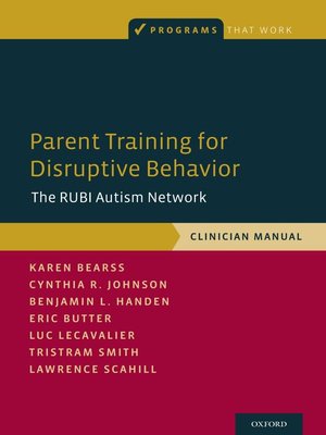 cover image of Parent Training for Disruptive Behavior